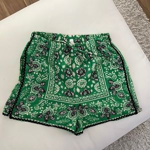 Drawstring Waist Shorts